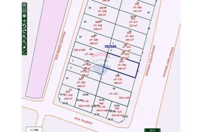 Terreno com queda nos fundos – 10x24 - potencial de construção de 320m2 - perfeito para projetos com subsolo! av. joão pessoa, camilópolis.