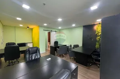Sala comercial de 38,27 m² para locação, MOBILIADA e com eletrodmésticos com ótima localização no moderno Conjunto Cidade Viva Office.