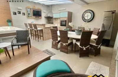 Sobrado com 4 dormitórios à venda, 350 m² por r$ 2.090.000,00 - jardim três marias - guarujá/sp