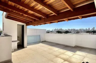 Cobertura com 2 dormitórios à venda, 87 m² por r$ 470.000,00 - centro - santo andré/sp