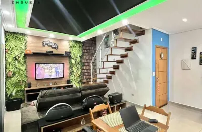 Cobertura com 2 dormitórios à venda, 100 m² por r$ 650.000,00 - vila assunção - santo andré/sp