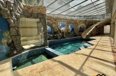 Mansão espetacular com 4 suítes, 1300 m² - venda por r$ 10.600.000 - swiss park - são bernardo do campo/sp