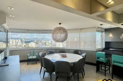 Apartamento com 3 dormitórios à venda, 127 m² por r$ 1.600.000,00 - vila scarpelli - santo andré/sp