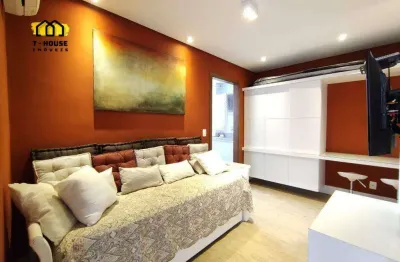 Cobertura com 4 dormitórios à venda, 142 m² por r$ 1.700.000,00 - vila luis antônio - guarujá/sp