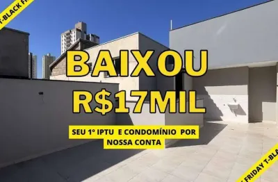 Cobertura com 2 dormitórios à venda, 91 m² por r$ 443.000,00 - vila príncipe de gales - santo andré/sp