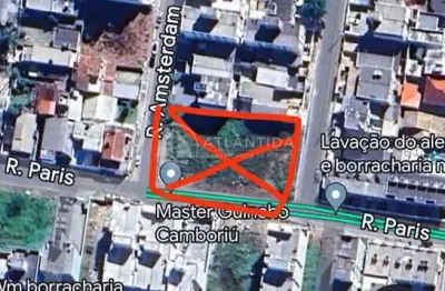 Terreno 1400m² frente para 3 ruas - santa regina - camboriú