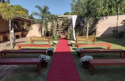 Chácara para venda ou troca com amplo salão de festas , piscina e casa com 2 dormitórios - chácaras