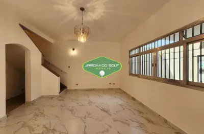 Sobrado para locação comercial no campo grande / 3 dorms / 3 vagas cobertas