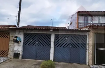 Casa para venda em mongaguá, balneário flórida, 2 dormitórios, 1 banheiro, 2 vagas