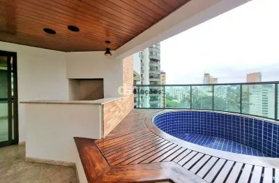 Cobertura penthouse à venda com 4 suítes e 236m² na josé galante, vila andrade, são paulo, sp