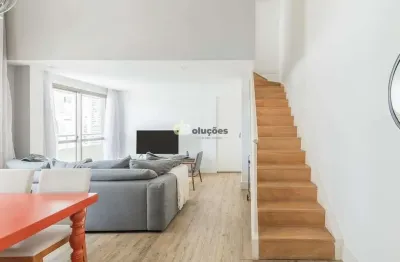 Apartamento duplex à venda com 2 suítes na r. ribeiro do vale, brooklin paulista, são paulo, sp