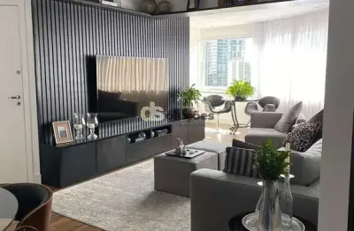 Apartamento mobiliado à venda com 2 dormitórios na zona sul em rua barão do triunfo, brooklin pauli