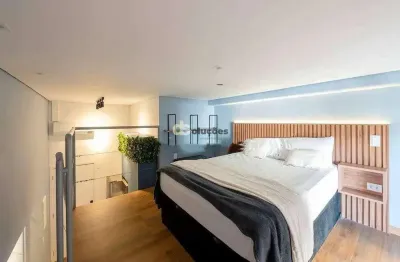Loft mobiliado para locação com 35m², sumarezinho, são paulo, sp