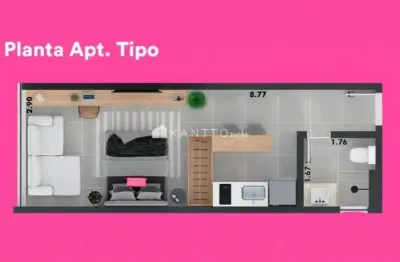 Studio com 1 dormitório à venda,  por r$ 219.900.00- centro - juiz de fora/mg