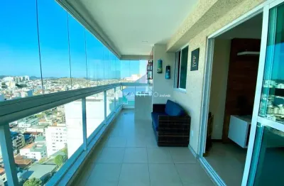 Apartamento com 3 dormitórios suíte com varanda à venda, 173 m² por r$ 949.000 - cascatinha - juiz de fora/mg
