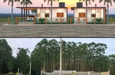 Casa 02 dorm à venda no bairro praia caravelle (lot. jardim américa) com 60 m² de área privativa - 1 vaga de garagem