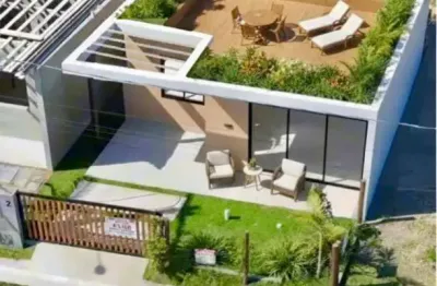 Casa 02 dorm à venda no bairro praia caravelle (lot. jardim américa) com 60 m² de área privativa - 1 vaga de garagem