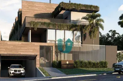 Casas novas de alto padrão em santa felicidade com 3 quartos, 1 suite e 4 vagas - acabamento de 1a qualidade