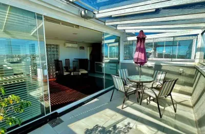Cobertura semi mobiliada com 3 quartos sendo 1 suite e 2 vagas - parque bacacheri