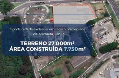 Prédio industrial 27.000 m² para venda - taboão em são bernardo do campo.