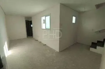 Cobertura sem condomínio à venda com 92m2, 2 quartos, 1 suíte, 3 banheiros, 2 vagas, jardim ocara, santo andré - sp