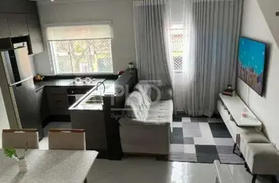 Sobrado à venda, com 111m2, 2 quartos, 2 banheiros, 2 vagas, vila curuçá, santo andré