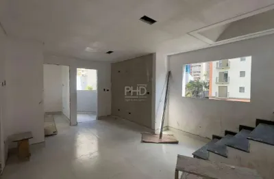Cobertura à venda, 2 quartos, 2 suítes, 2 vagas, vila bastos - santo andré/sp