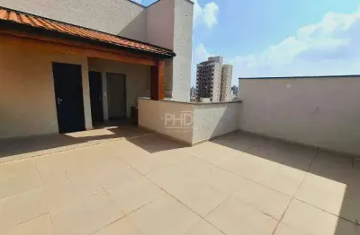 Oportunidade! cobertura nova com 2 dorms e localização estratégica em santo andré