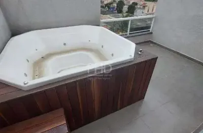 Cobertura com 3 quartos para alugar na Vila Scarpelli, Santo André 