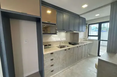 Apartamento garden mobiliado 2 quartos (1 suíte) - skyline blue residence