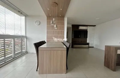 Apartamento semi mobiliado e 98,94m² p/ locação - bairro itoupava norte/blumenau