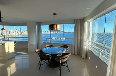 Apartamento frente mar, 3 suítes, 3 vagas - barra sul - locação r$ 20.000,00