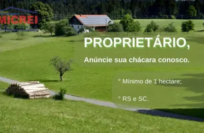 Chácara à venda, 1000 m² por r$ 200.000,00 - lomba grande - novo hamburgo/rs