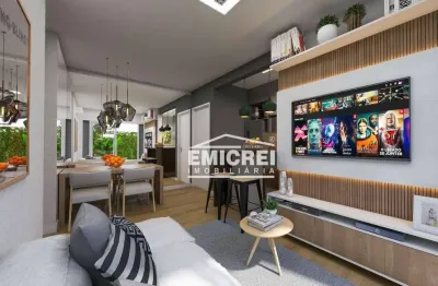 Apartamento com 1 dormitório à venda, 44 m² por r$ 246.000,00 - santo andré - são leopoldo/rs