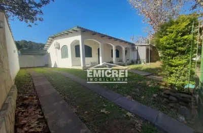 Emicrei vende - r$ 390.000 casa alvenaria 140m² - 3 dormitórios (1 tipo suíte), varanda, jardim. terreno 328m² - bairro rio branco - são leopoldo