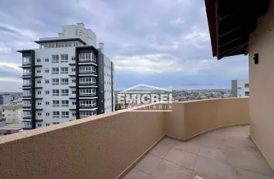Emicrei vende - cobertura duplex 103m² 2 dormitórios, 2 terraços, sacada, vista panorâmica, garagem. estuda entrada + parc direto. capão da canoa