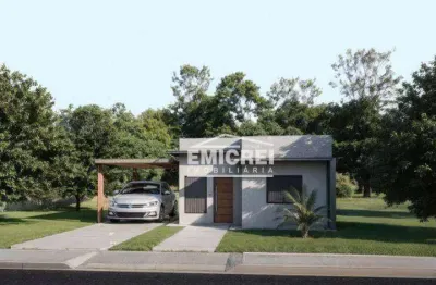 Casa com 2 dormitórios à venda, 42 m² por r$ 289.000 - são josé - são leopoldo/rs