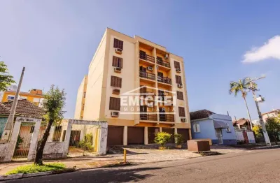 Emicrei vende - apto 80m², 2 dorm, frente, sala c/lareira, sacada, ampla cozinha, lavanderia, depósito exclusivo e garagem - centro - são leopoldo rs