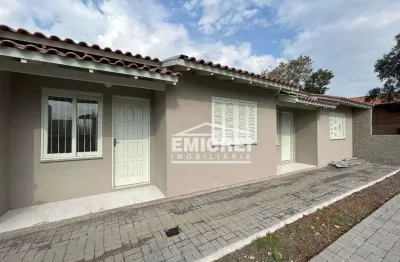 Casa com 2 dormitórios à venda, 108 m² por r$ 350.000 - loteamento parque recreio - são leopoldo/rs