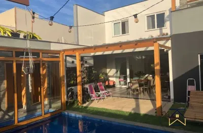 Casa em condomínio fechado com 3 quartos à venda na rua christiano seleguin, 355, jardim mantova, indaiatuba por r$ 1.600.000