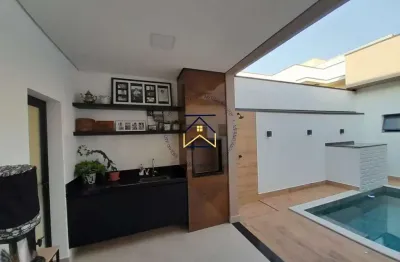 Casa em condomínio fechado com 3 quartos à venda na rua da catedral, 90, jardim residencial viena, indaiatuba, 156 m2 por r$ 1.490.000