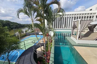 Casa com vista para o lago à venda no condomínio fazenda imperial – 4 suítes, 870 m², quadra privativa e lazer completo