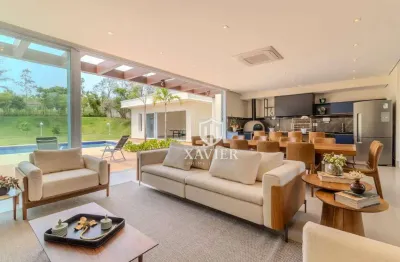 Casa moderna e mobiliada com 5 suítes à venda no condomínio city castelo – piscina, energia solar e poço artesiano | itu/sp