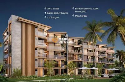 Apartamento com 2 quartos à venda na avenida litorânea, 163, porto das dunas, aquiraz por r$ 666.731