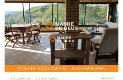 Casa em condomínio fechado com 5 quartos à venda na sitio porongaba, s/n, 2, centro, guaramiranga por r$ 3.200.000