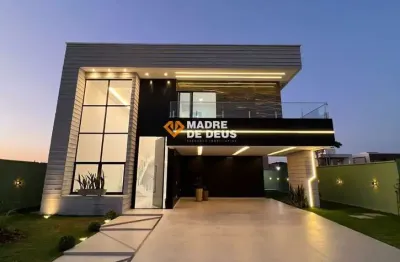 Casa em condomínio fechado com 4 quartos à venda na estruturante - ce 085 km 13, 1, alto do garrote, caucaia por r$ 1.800.000