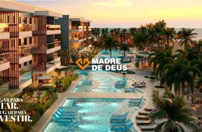 Apartamento com 1 quarto à venda na beira mar, 3816, porto das dunas, aquiraz por r$ 348.244