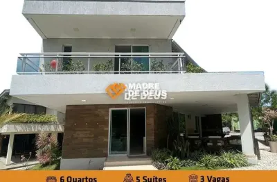 Casa em condomínio fechado com 6 quartos à venda na francisco de assis bede ciriaco, 100, eusebio, eusébio por r$ 1.599.000