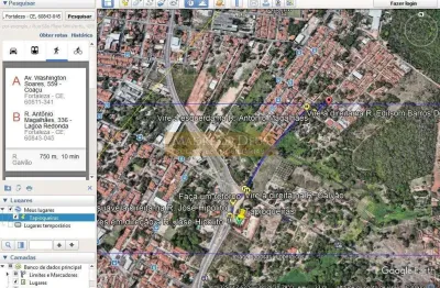 Terreno em condomínio fechado à venda na rua antônio magalhães, 336, lagoa redonda, fortaleza por r$ 850.000