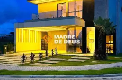 Casa em condomínio fechado com 4 quartos à venda na josé amora sá, 4, cidade alpha, eusébio por r$ 1.790.000